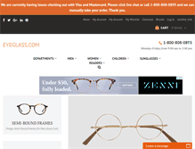 Tablet Screenshot of eyeglass.com